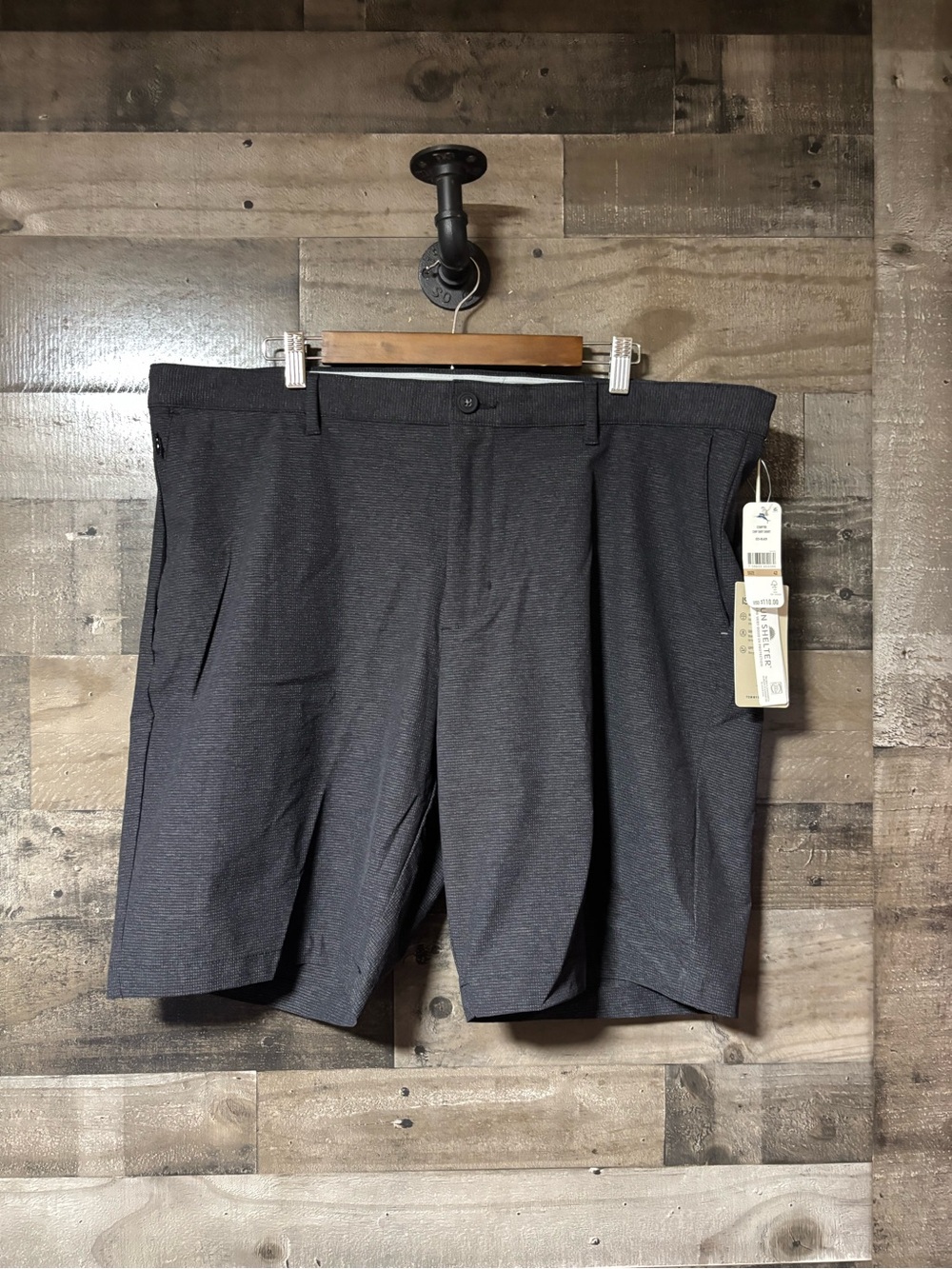 NWT Tommy Bahama Chip Shot Performance Shorts - Charcoal 42” waist UPF 30
